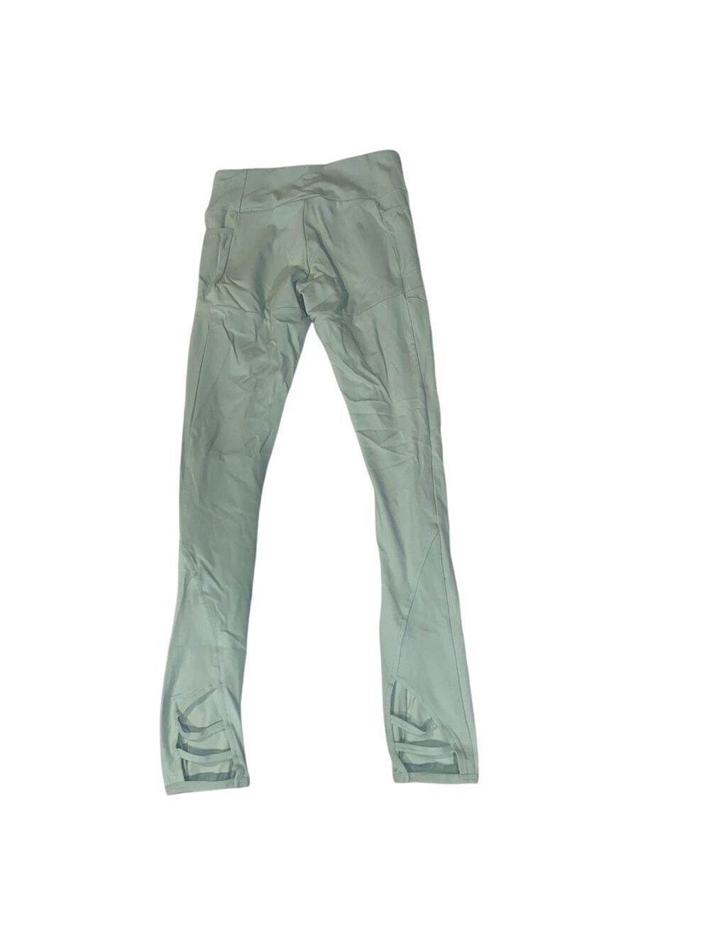 GYMSHARK Pistachio Green Crossover Waist Leggings with pockets size small